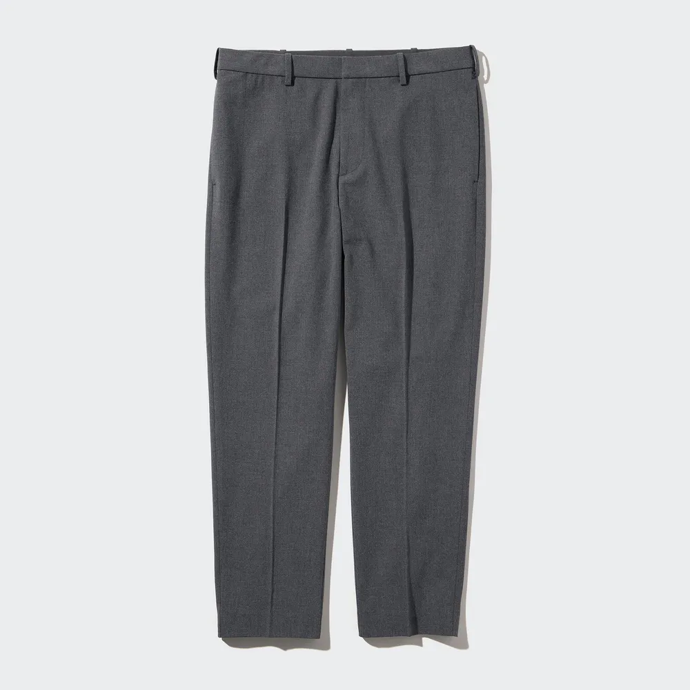 SMART ANKLE PANTS (WOOL LIKE) (LONG)