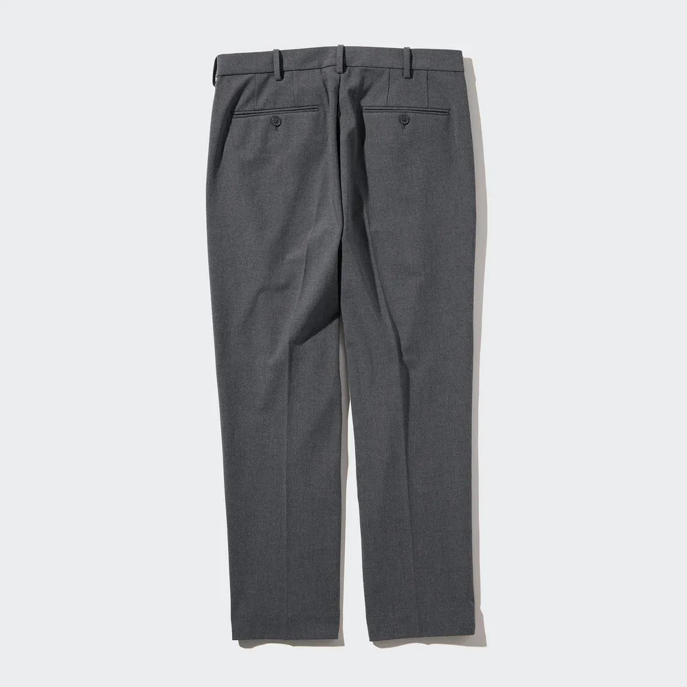 SMART ANKLE PANTS (WOOL LIKE) (LONG)