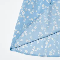 Flower Printed Short Sleeve Dress