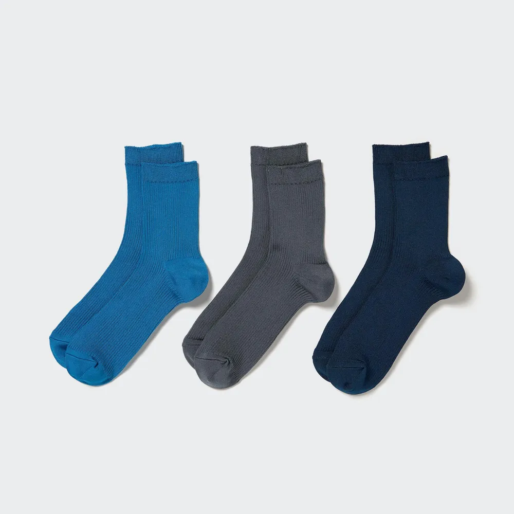 SOCKS (CREW RIBBED) (3 PAIRS)