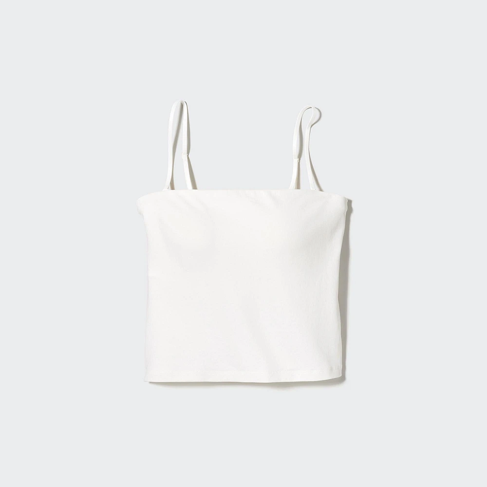 AIRism COTTON CROPPED BRA TUBE TOP