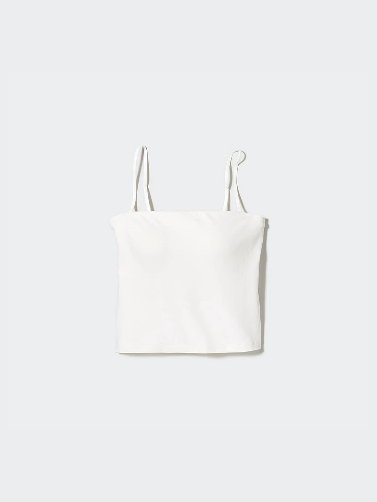 AIRism COTTON CROPPED BRA TUBE TOP