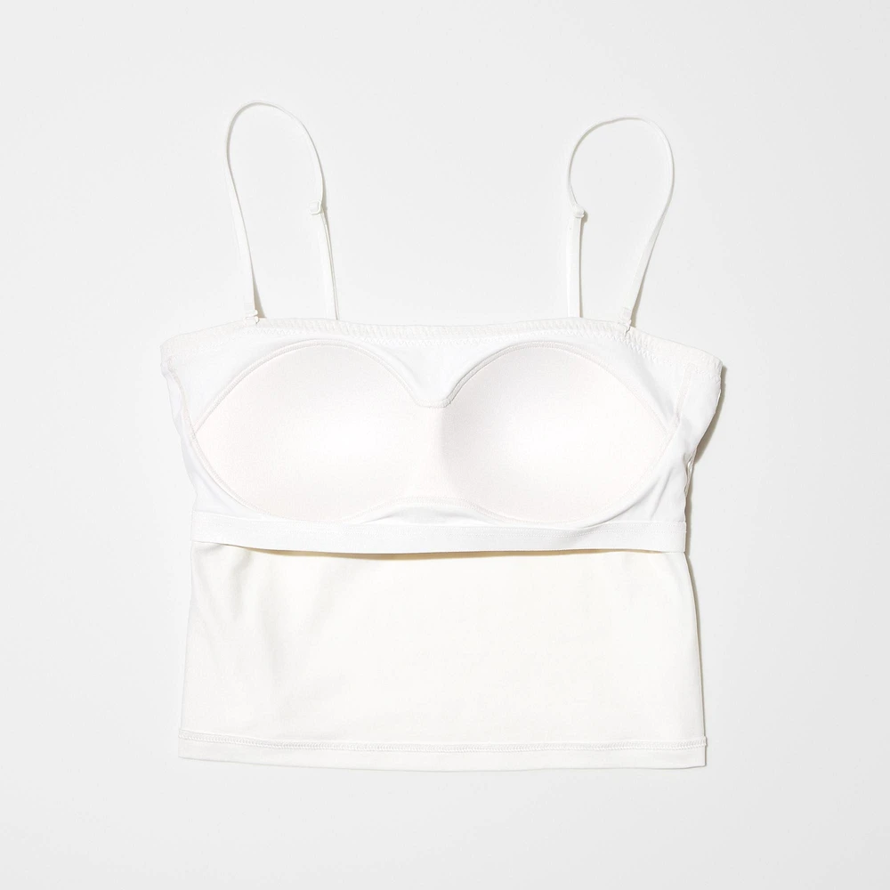 AIRism COTTON CROPPED BRA TUBE TOP