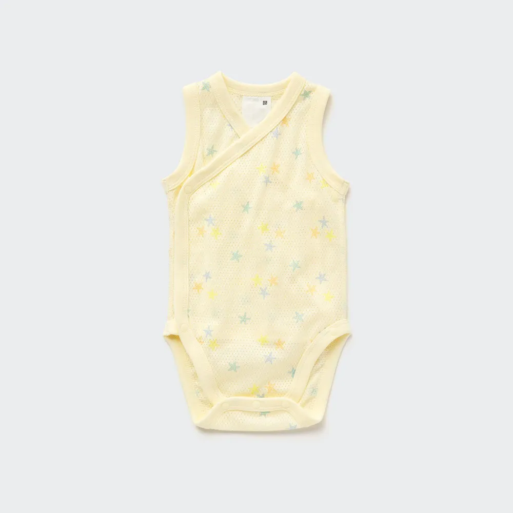 JOY OF PRINT COTTON MESH INNER ONESIE