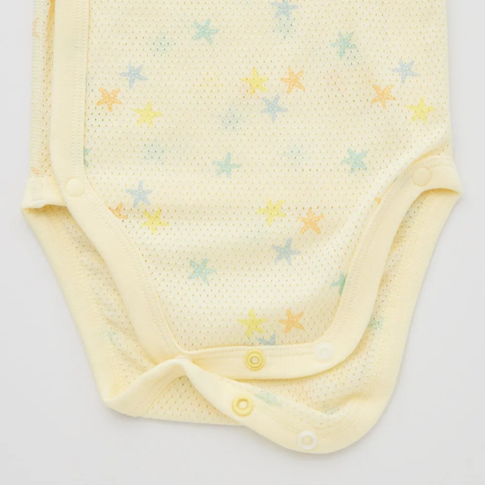 JOY OF PRINT COTTON MESH INNER ONESIE