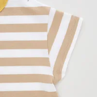 Dry Crew Neck Striped T-Shirt