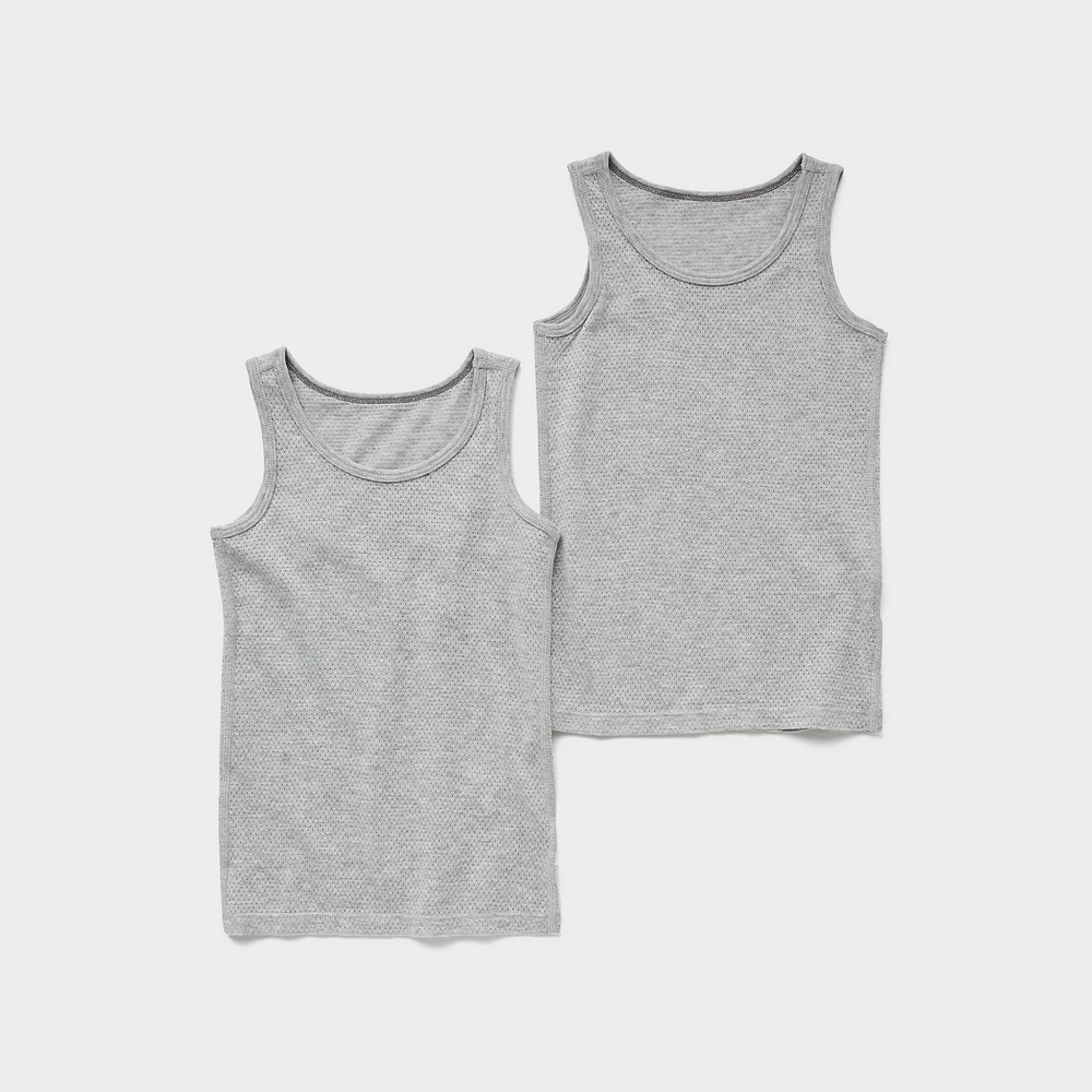 COTTON MESH TANK TOP (2 PACK)