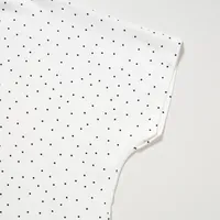 Rayon Printed Short-Sleeve Blouse