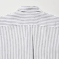 Premium Linen Striped Long-Sleeve Shirt