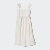 LINEN BLEND CAMISOLE DRESS