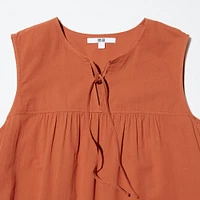 LIGHT COTTON SLEEVELESS DRESS