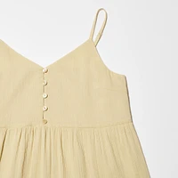 Crinkle Cotton Camisole Dress