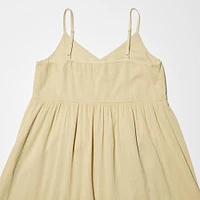 CRINKLE COTTON CAMISOLE DRESS