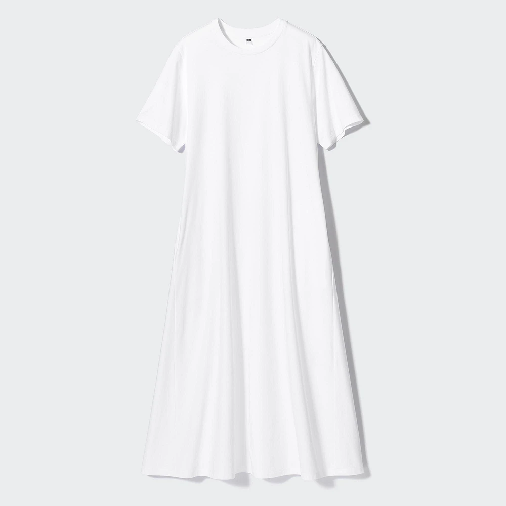 AIRism COTTON SHORT SLEEVE T-SHIRT DRESS