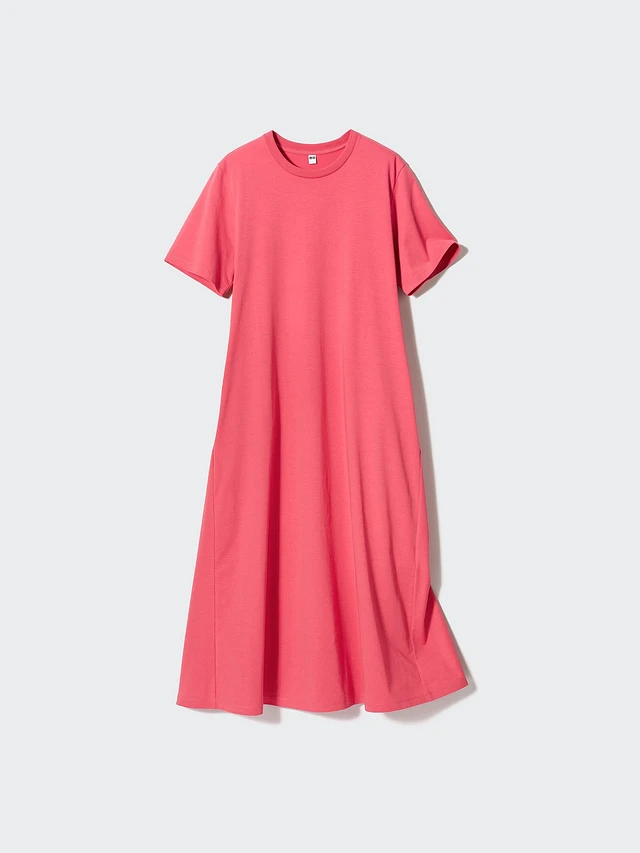 airism t shirt dress Mini Dress Women's T Shirt Dress WOMEN'S AIRISM COTTON SHORT SLEEVE MINI DRESS UNIQLO PH