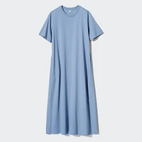 AIRism COTTON SHORT SLEEVE T-SHIRT DRESS