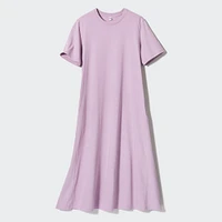 AIRism COTTON SHORT SLEEVE T-SHIRT DRESS