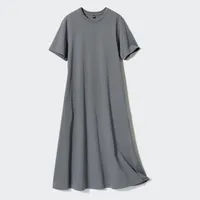 AIRism COTTON SHORT SLEEVE T-SHIRT DRESS