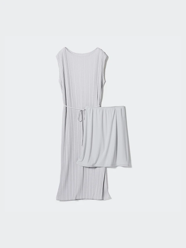 pleated sleeveless dress uniqlo An outfit using Pleated Sleeveless DressUNIQLO SG
