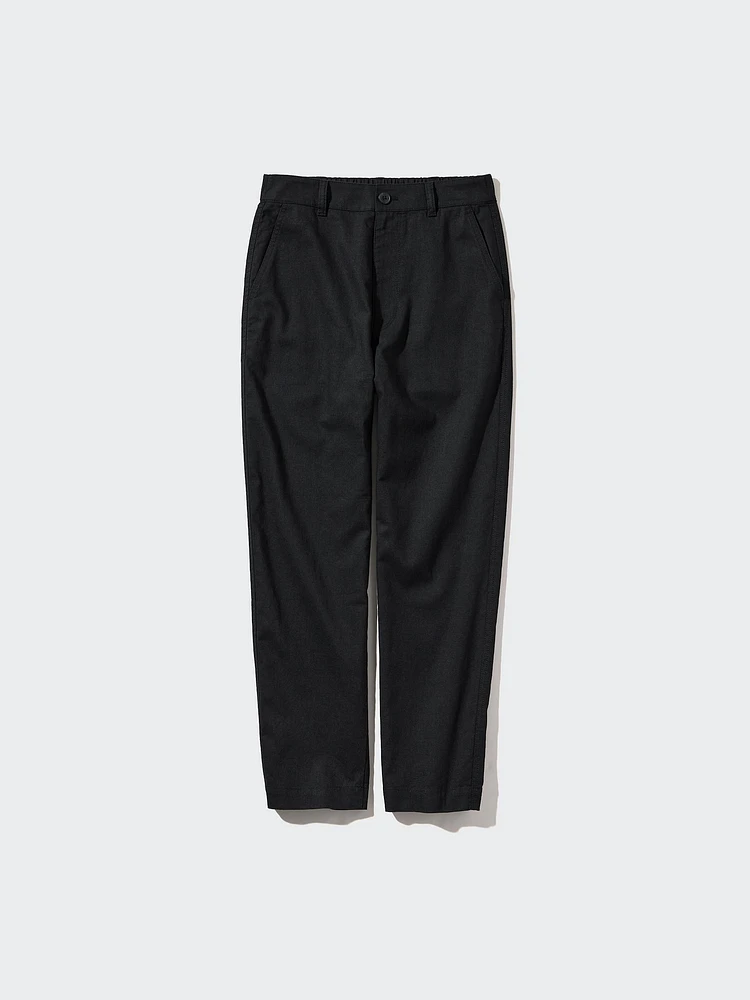 Linen Cotton Tapered Pants