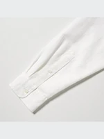 Cotton Linen Stand Collar Shirt