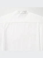 Cotton Linen Stand Collar Shirt