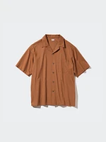 Open Collar Shirt | Short Sleeve