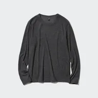 HEATTECH Fleece Crew Neck Long-Sleeve T-Shirt