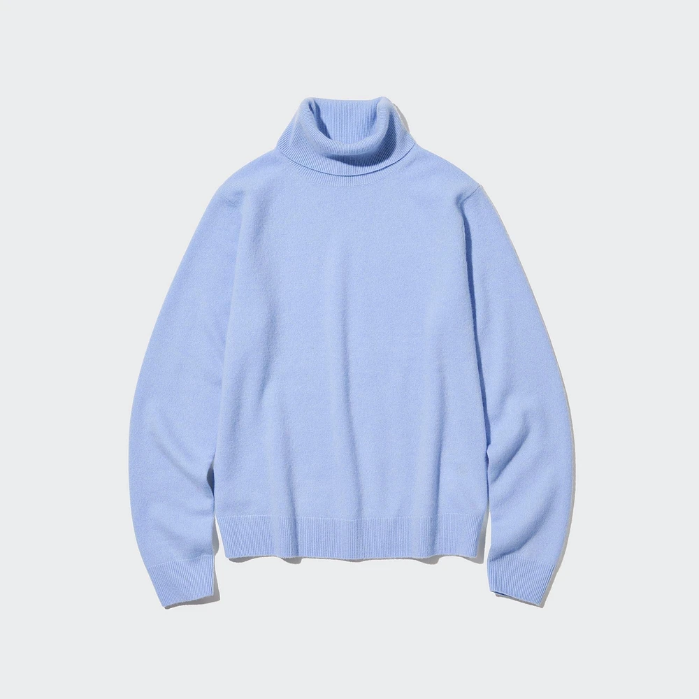 CASHMERE TURTLE NECK SWEATER