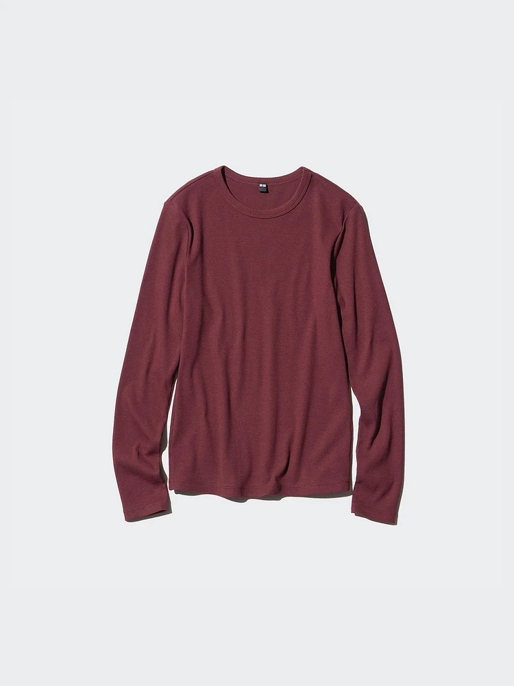 SOFT RIBBED CREW NECK T-SHIRT