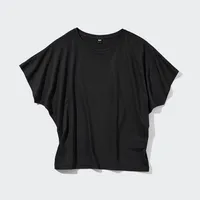 AIRism DRAPE SHORT SLEEVE T-SHIRT