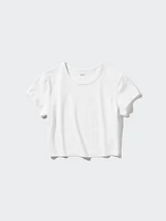 EXTRA STRETCH AIRism CROPPED SHORT SLEEVE T-SHIRT