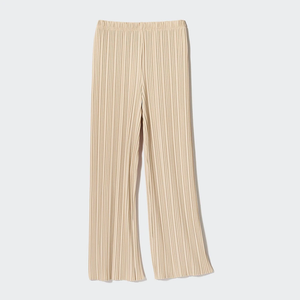 Pleated Straight Pants