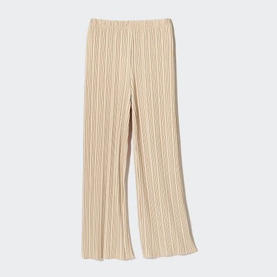 Pleated Straight Pants