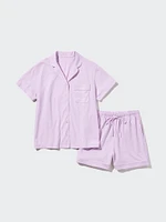 AIRism Cotton Short-Sleeve Pajamas