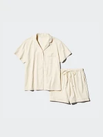 AIRism Cotton Short-Sleeve Pajamas