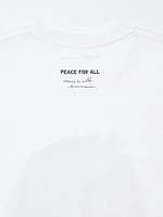 PEACE FOR ALL Graphic T-Shirt | Emmanuelle Moureaux