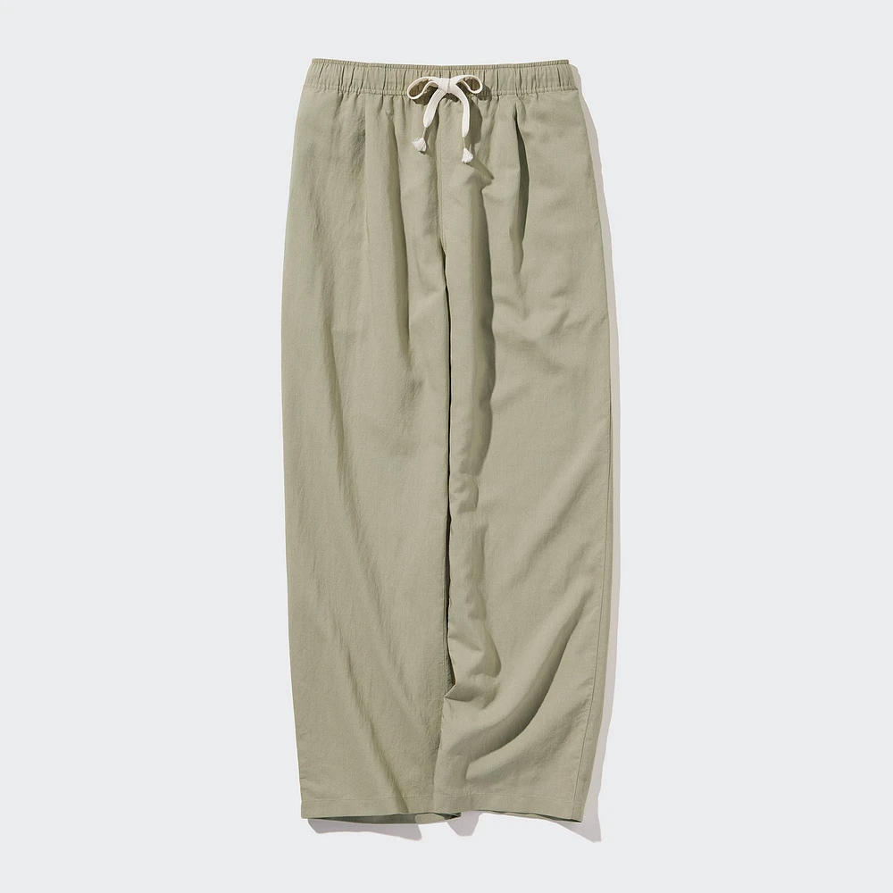 Linen Blend Easy Pants