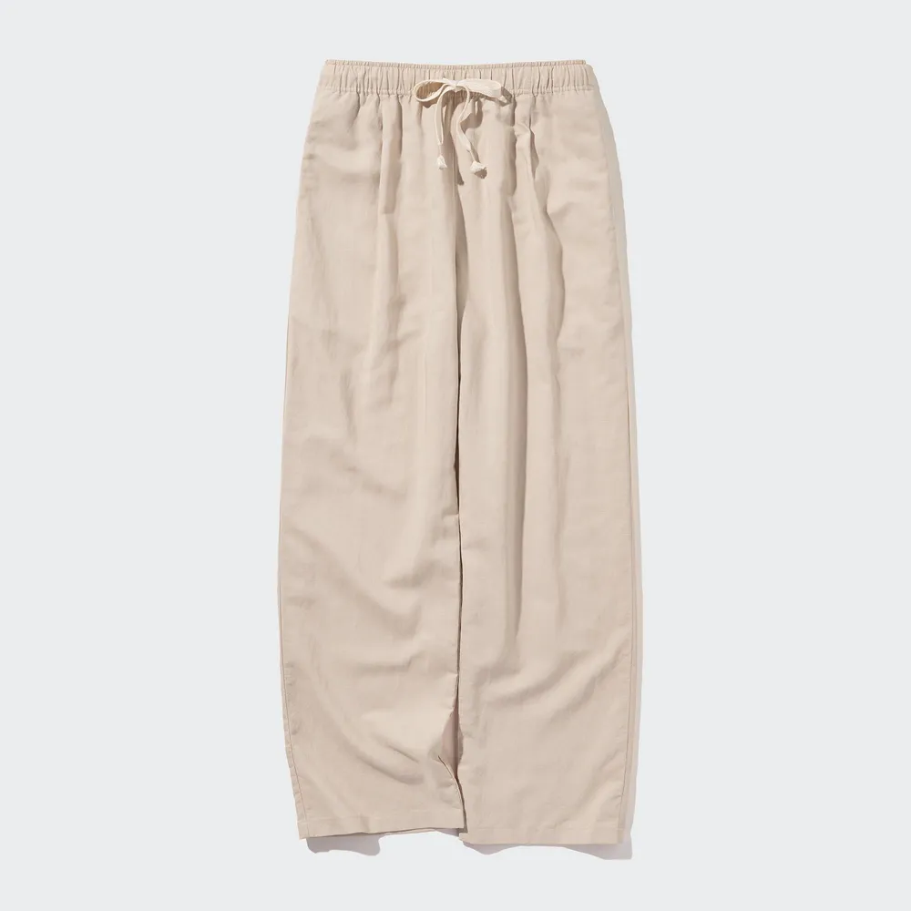 LINEN BLEND EASY PANTS