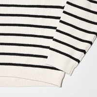 V-Neck Striped Short Sweater