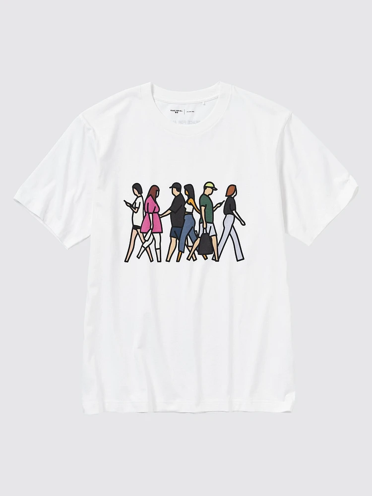 PEACE FOR ALL Graphic T-Shirt | Julian Opie