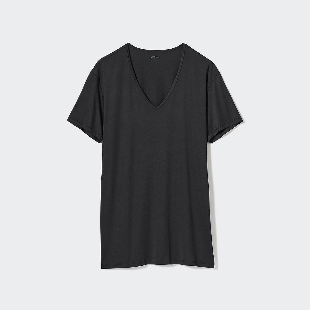 AIRism V NECK SHORT SLEEVE T-SHIRT