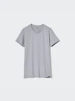 AIRism CREW NECK SHORT SLEEVE T-SHIRT