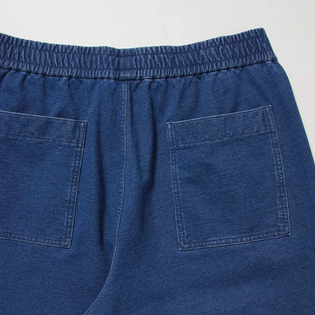 Washed Jersey Jogger Pants (Denim)