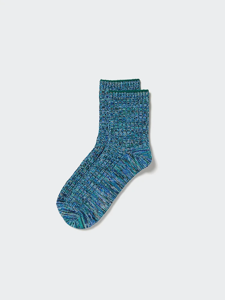 MELANGE HALF SOCKS