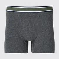 Cotton Waist Striped Boxer Briefs