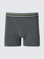 Cotton Waist Striped Boxer Briefs