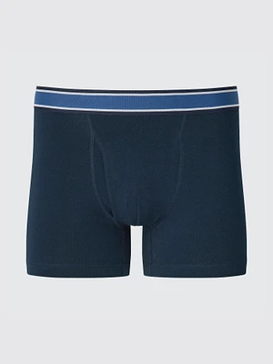 Cotton Waist Striped Boxer Briefs