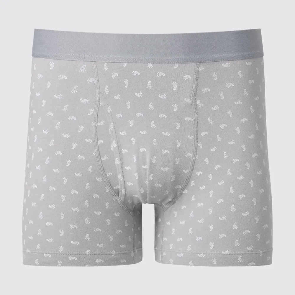 COTTON PRINTED BOXER BRIEFS