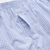 WOVEN CHECKED TRUNKS